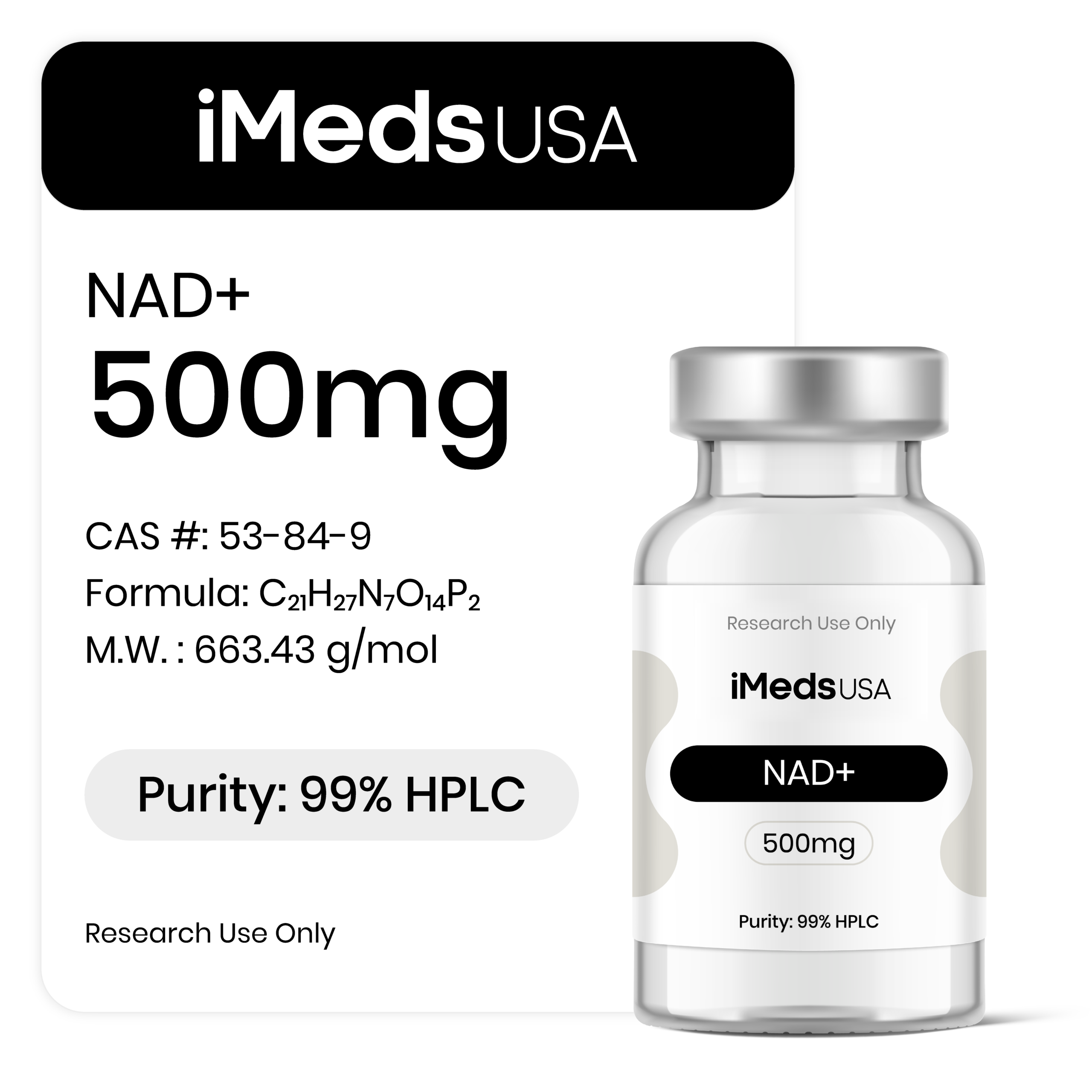 NAD+ 500mg